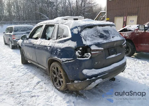 2023 BMW X3 xDrive30I z USA, uszkodzony, nr VIN 5UX53DP06P9N74195